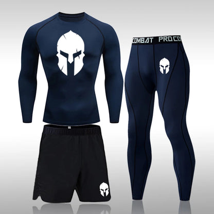 Men Sport Suits - Compression Workout Gear | Rashguard Shirts & MMA Fightwear