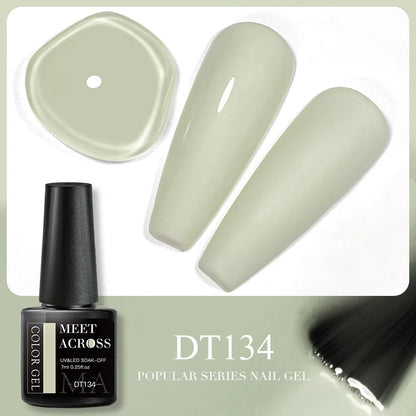 Pink Dried Flower Gel Nail Polish - Natural Flower Fairy Art Soak Off UVLED Varnish
