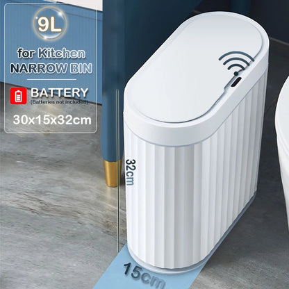 Automatic Sensor Trash Can - 79L Smart Induction Garbage Bin for Bathroom and Kitchen