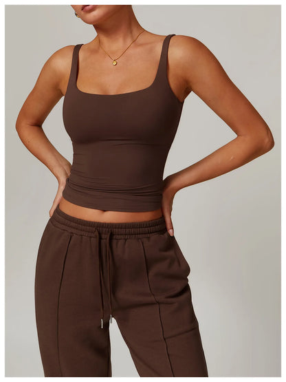 Women's Workout Tank – Breathable Yoga Tank Top | Quick Dry Running Tight Top