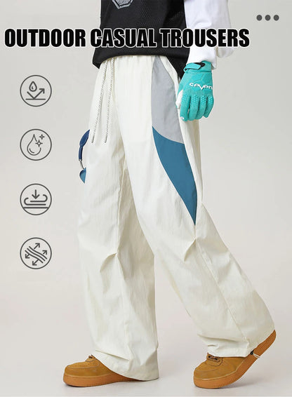 Men Sports Trousers - Waterproof Running Pants | Wear-Resistant Sweatpants Outdoor Fitness
