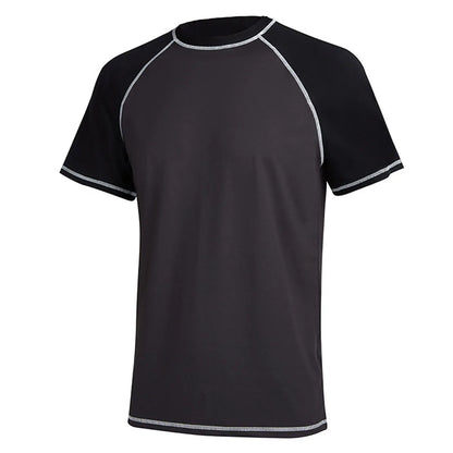 Men's UPF 50+ Beach T-Shirt – Quick-Dry Surf & Swim Top