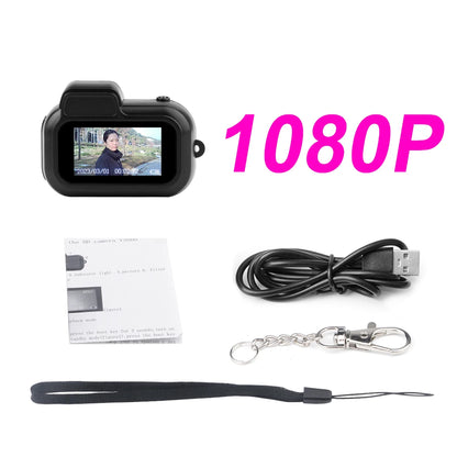 Mini Digital Camera - Compact 1080P HD Camcorder With CCD Sensor & Loop Recording