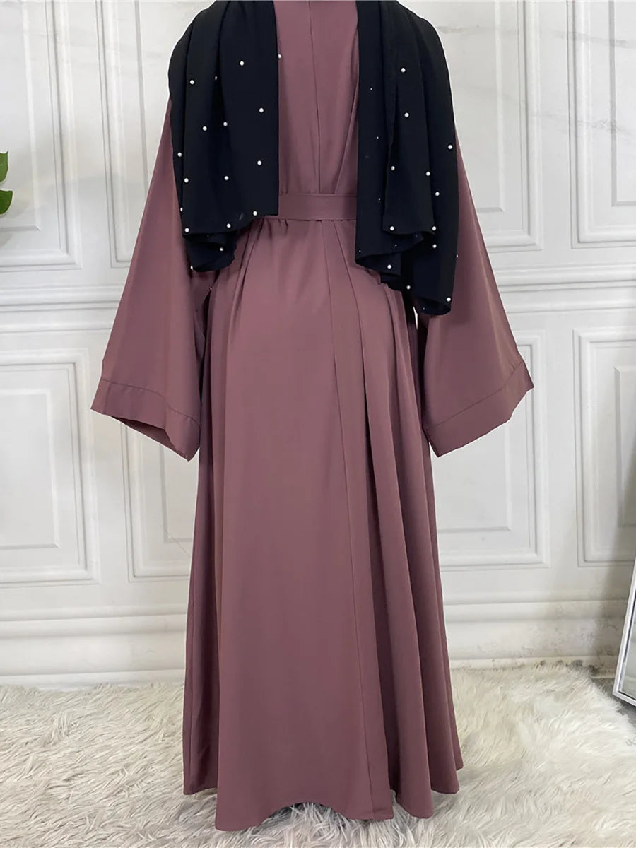 Modest Abaya Dress Ramadan Kaftan For Women | Elegant Muslim Maxi Robe