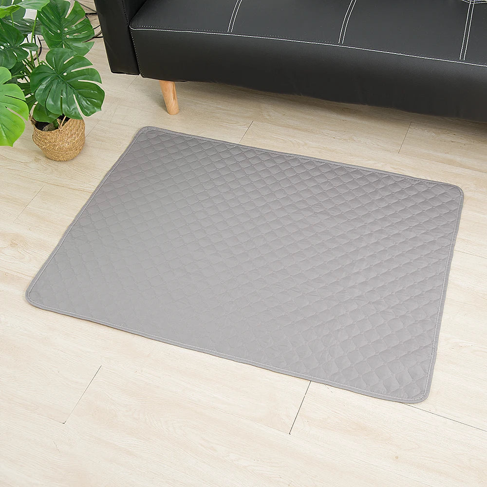 1PC Summer Pet Mat Kennel Mat Plaid Waterproof Mat Household Cat And Dog Sofa Mattress