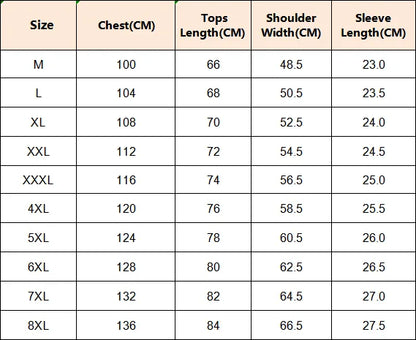 Men's Ice-Silk T-Shirt – Plus-Size Quick-Dry Seamless Tee (L–8XL)