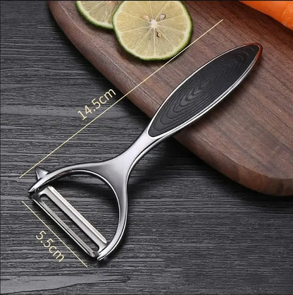 Stainless Steel Peeler - Multi Function Vegetable & Fruit Peeler with Julienne Slicer