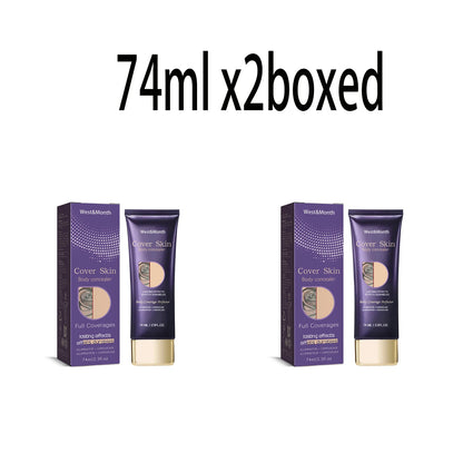 74ml Natural Tattoo Concealer Long Lasting Waterproof Tattoo Scars Cover Cream Body Coverage Makeup Foundation Cream For Women
