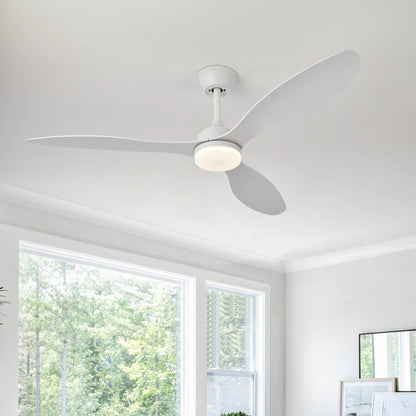 Ceiling Fan With Light,25 Inch/42 Inch/52 Inch Low Profile Ceiling Fan with remote control, For Indoor and Covered Outdoor