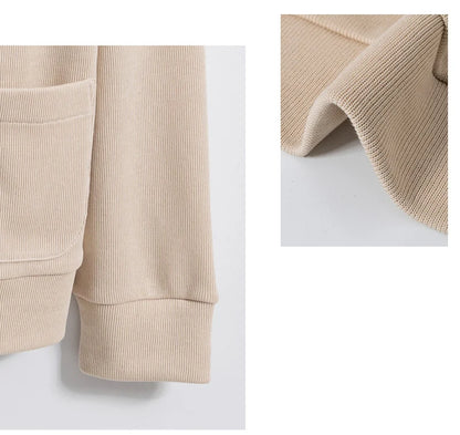 BROWON New Knitted Sweater Cardigan Men 2026 Autumn Solid Casual Man Clothes Korean Fashion 80% Cotton V-Neck Collar Sweater Men