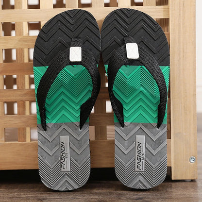 Fashion Flip Flops Men Breathable Slippers Indoor House Summer Beach Slides Casual Sandals 2024 Slippers Men Outdoor Shoes Slide
