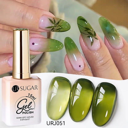 Jelly Gel Polish - Eco Friendly Semi Permanent UV LED Nail Polish for Salon Use