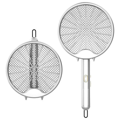 USB Mosquito Killer 3000V Electric Racket Foldable Insect Zapper Fly Swatter Rechargeable Bug Repellent Lamp Outdoor