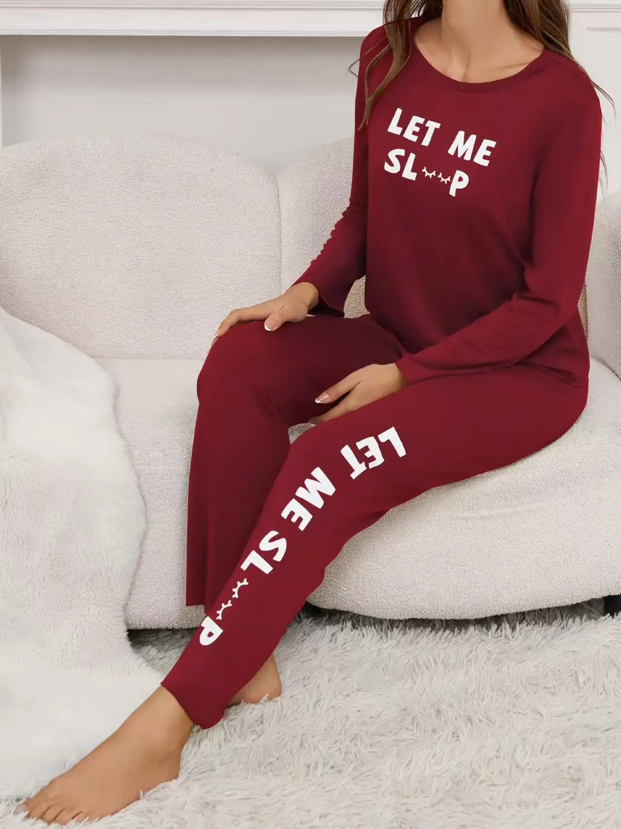 Sleepwear Women's Nightgown Long Sleeve Pajamas Ladies Pj Sets for Woman Pyjamas Set Pajama Girl Home Wear Set Homewear Female