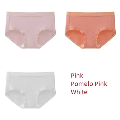 3Pcs Modal Women's Panties Lengthened Inner Crotch Female Briefs Underwear Underpants M-XXL 7A Level Antibacterial Sexy Soft Fit