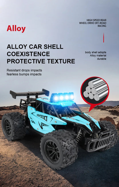 116 Alloy Remote Control Car - High-Speed Off-Road Big Foot Vehicle - ZOOMNSTORE