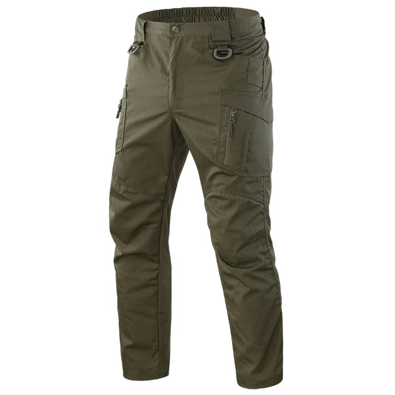 2024 City Tactical Pants Men  Cargo Trousers Multi-pocket Waterproof Pant Casual Outdoor Training Overalls Clothing Hiking