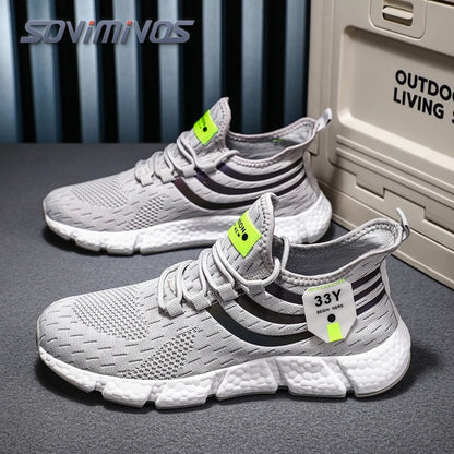 Men's Mesh Breathable Casual Shoes Non-Slip Stable Shock Absorption Lightweight Sneakers Couple Basket Homme 2020 la sportiva
