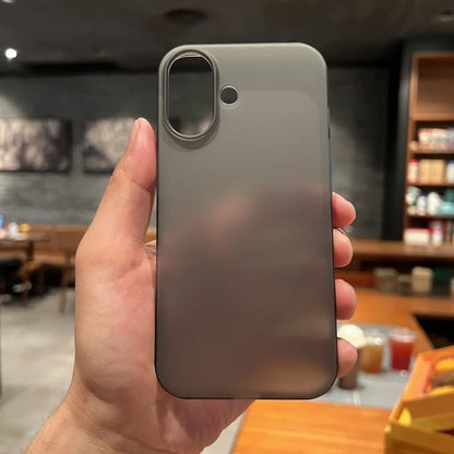 Ultra Thin Matte Phone Case For iPhone 17 Air 16 15 14 Plus 13 12 Pro Max Translucent Hard Frosted PC Shockproof Bumper Cover