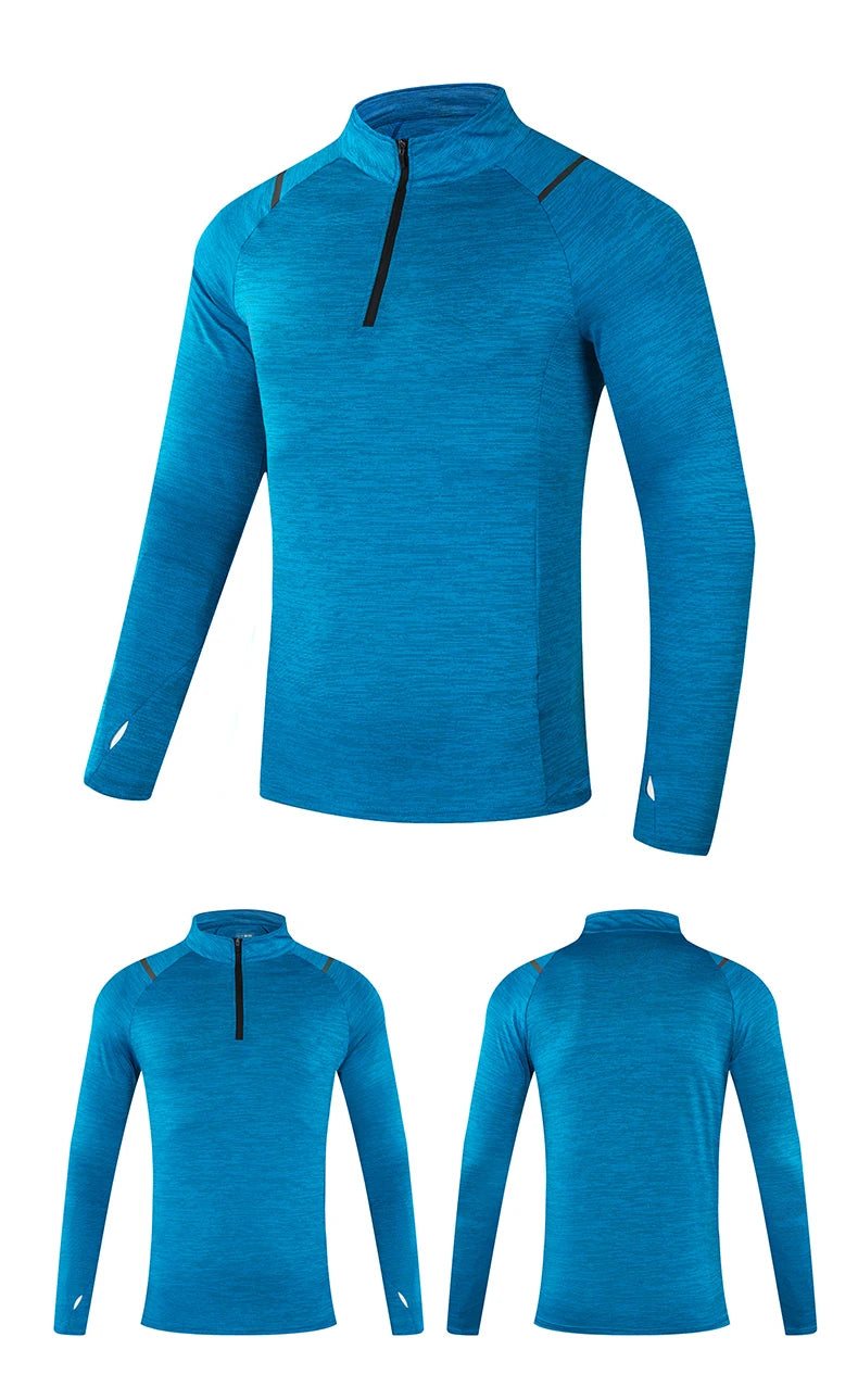 Unisex Long Sleeve Shirt - Breathable Fitness Top With Anti Sweat Technology