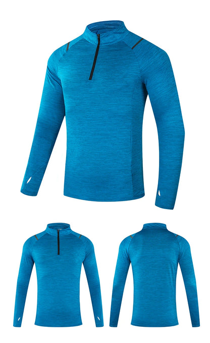 Unisex Long Sleeve Shirt - Breathable Fitness Top With Anti Sweat Technology
