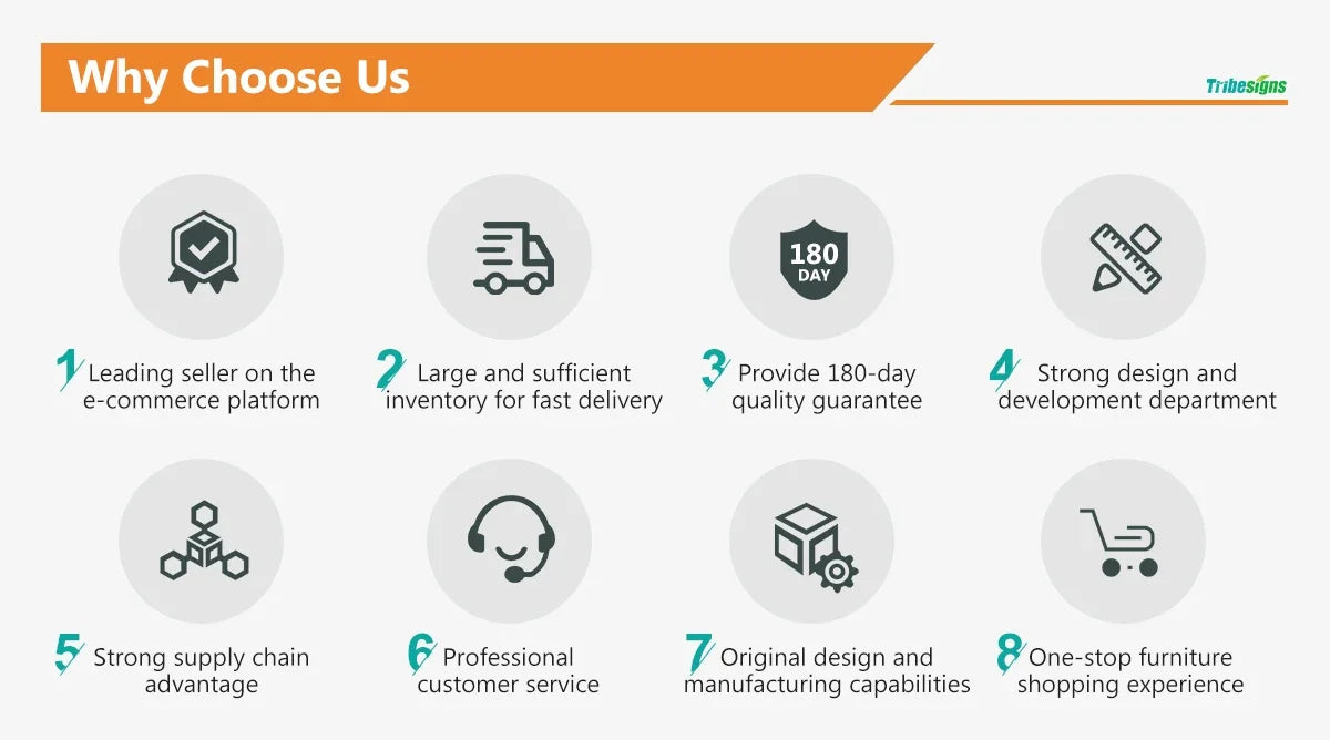 Large Office Desk | Modern Computer Desk - Spacious Writing Workstation for Home Office