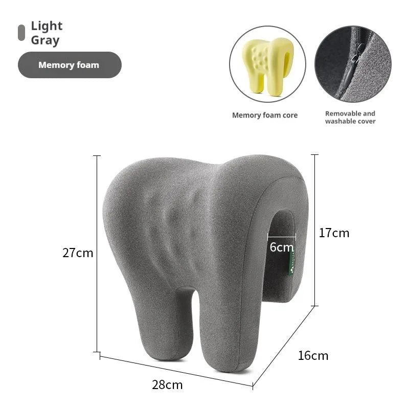 Memory Foam Neck Pillow - Ergonomic Headrest & Neck Support Cushion for Office Chair