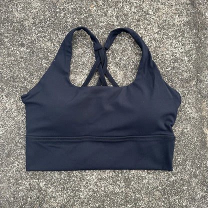 Solid Color Soft Tight Gym Yoga Underwear high strength shockproof Women Cross Back Fitness Bra Sport Top Comprehensive Butter