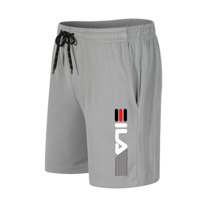Men's Running Shorts Casual Sports Breathable Mesh Quick Dry Shorts Outdoor Hiking Clothing Fitness Quick Dry Drawstring Shorts