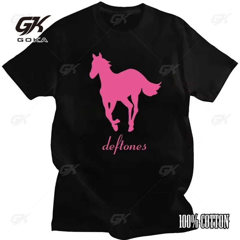 Deftones Cotton Singer Band T Shirt Men Women Hip Hop Rock Tee Fashion Short Sleeve T Shirt Summer Clothes T-shirts Tops