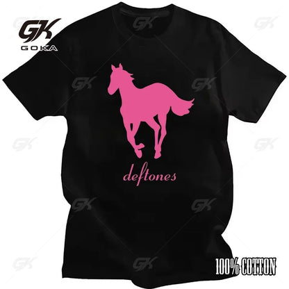 Deftones Cotton Singer Band T Shirt Men Women Hip Hop Rock Tee Fashion Short Sleeve T Shirt Summer Clothes T-shirts Tops