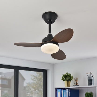 Ceiling Fan With Light,25 Inch/42 Inch/52 Inch Low Profile Ceiling Fan with remote control, For Indoor and Covered Outdoor