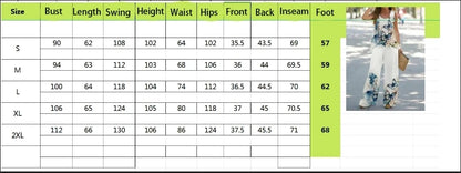 Simple Sleeveless Printed Vest Long Pants Set Women Summer Fashion Round Neck Casual T-Shirt Top Loose Pants Suit Clothes