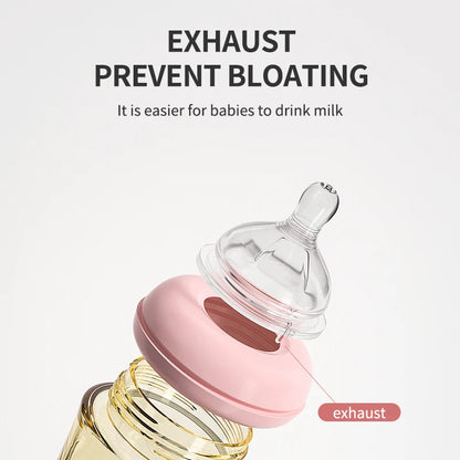 Oberni 150ml+180ml PPSU Imitated Breast Baby Milk Bottle set Anti bloating 0-6 Newborn Baby Bottle With Resistant to Falling