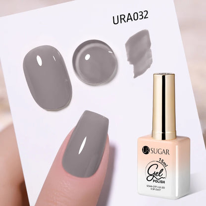 Jelly Gel Polish - Eco Friendly Semi Permanent UV LED Nail Polish for Salon Use