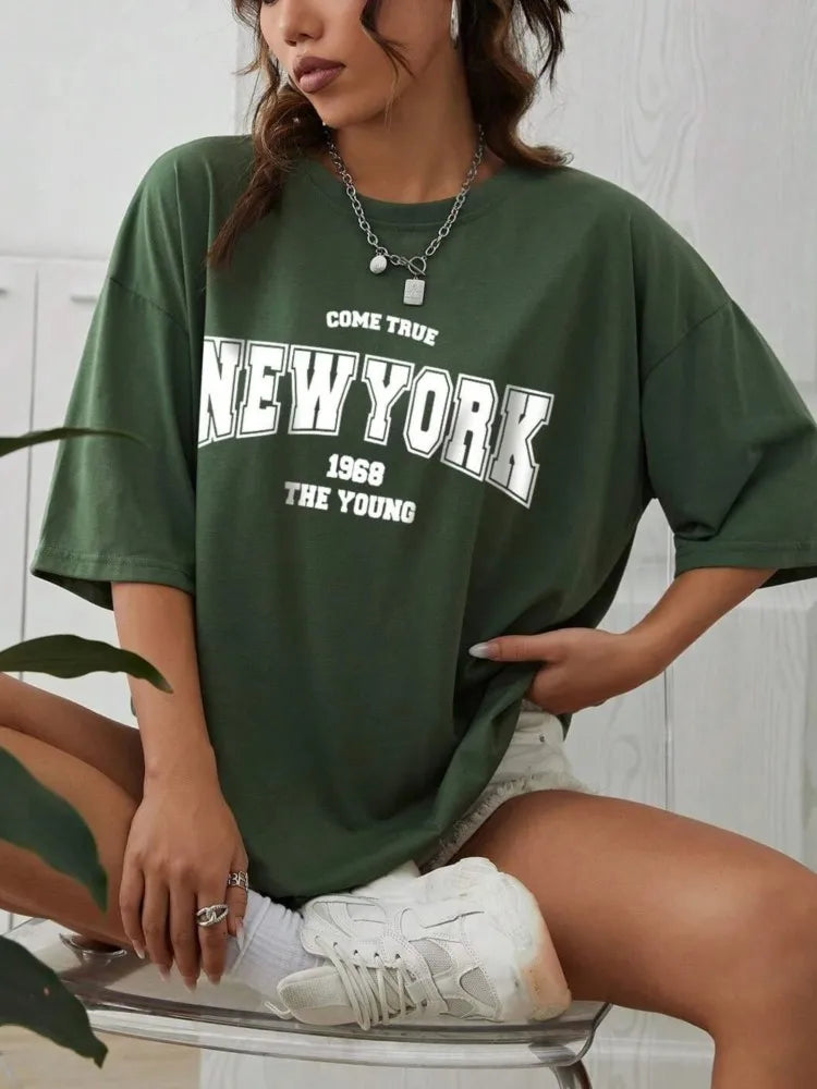Plus Size Cotton T-Shirts - Women's Oversized Tees | Soft Breathable Summer Tops