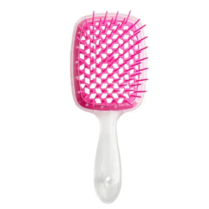 Tangled Hair Comb Detangling Hair Brush Massage Combs Hollow Out Wet Curly Hair Brushes Barber Comb Salon Hair Styling Tools