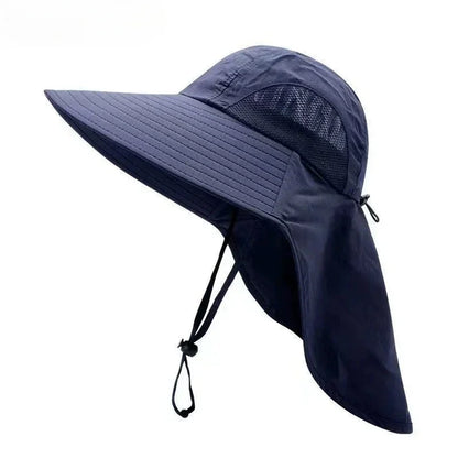 1/2/4PCS Sun Protection Bucket Hat for Men Wide Brim Fishing Cap with Neck Shade Face Flap Lightweight Summer Hiking Camping