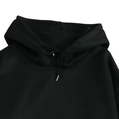 American Retro Hooded Sweater Men's Autumn and Winter New Solid Color Simple Sports and Leisure Jumper Hoodie