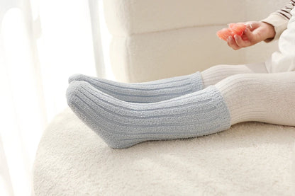 Kids Socks Thick Cold Winter Socks Super Warm Baby Snow Socks Christmas Gifts Coral Fleece Silicone Non-slip Floor Socks