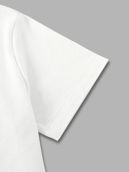 Women Plus Size T-Shirt – Graphic Short Sleeve | Loose Fit Tee | Breathable Cotton Shirt