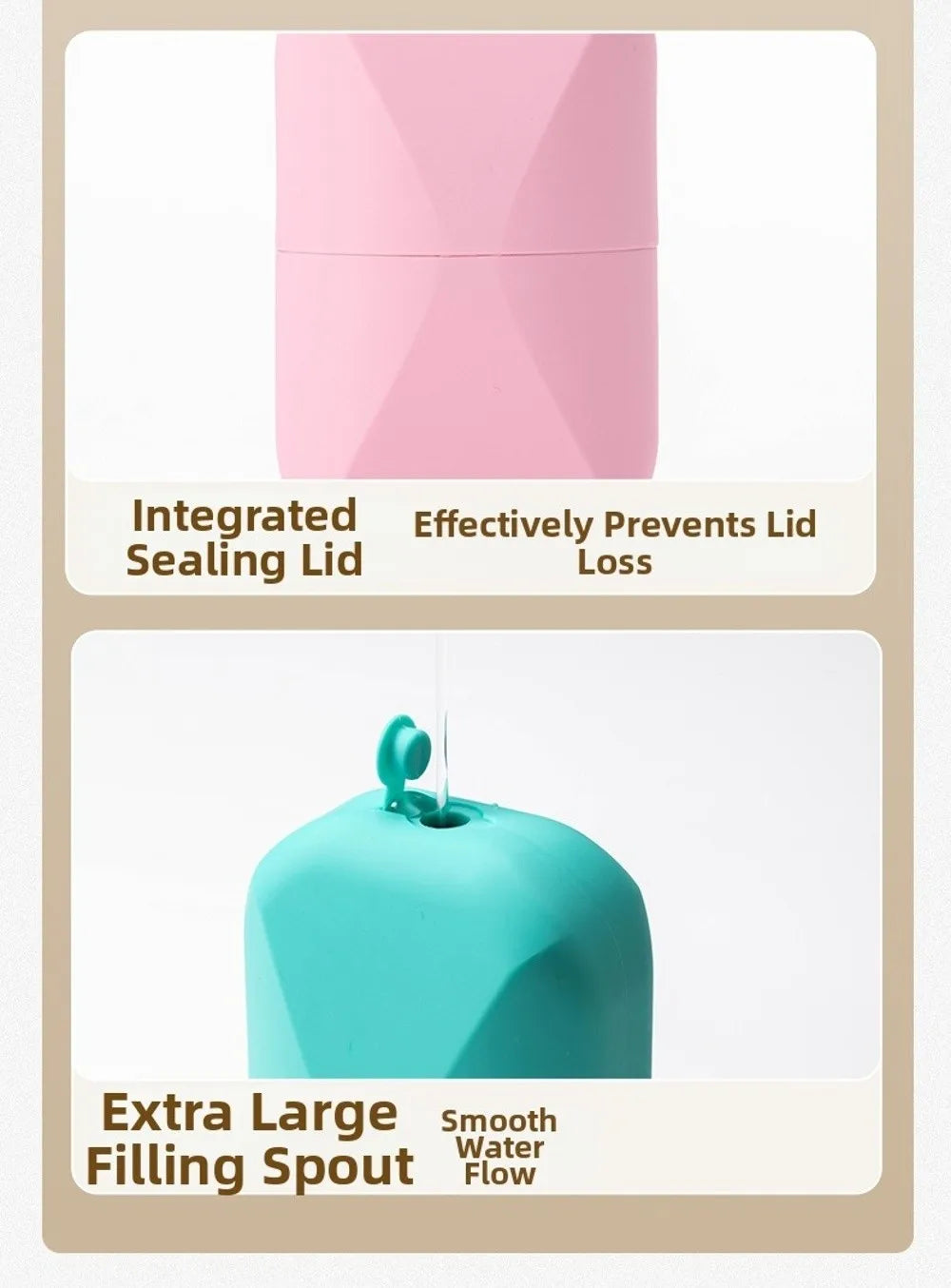 Portable Silicone Ice Roller for Face Beauty Skin Care Tools Face Lifting Facial Massager Reusable Ice Cube Trays Eyes and Neck