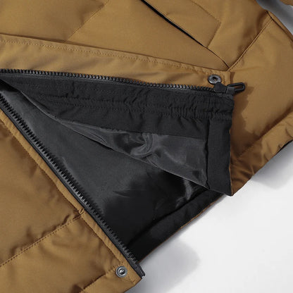 New Windproof Thickening Men Tops Outdoors Loose Versatile Comfort Keep Warm Coats Winter Fashion Casual Solid Hooded Parka Men