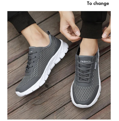 YRZL Tennis Shoes for Men Lightweight Sneakers High Quality Breathable Outdoor Athletic Jogging Sport Running Walking Man Shoes