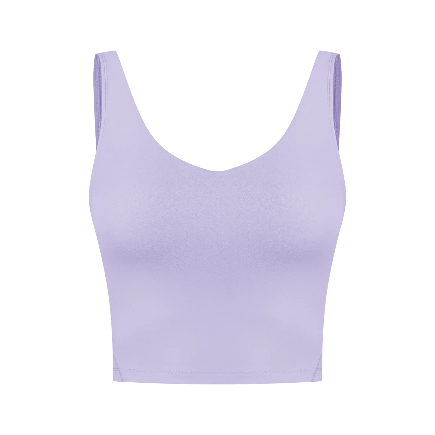 Sports Bra For Women - Breathable Yoga Crop Top With Fixed Chest Pad & U-Shaped Back