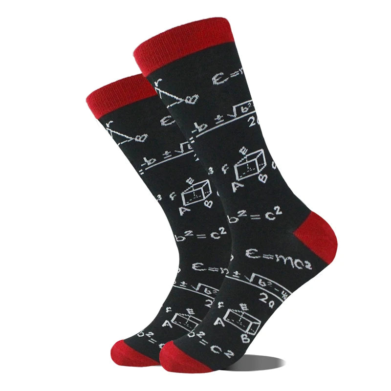 Funny Alien Shark Cotton Socks - Unisex Novelty Crew Socks