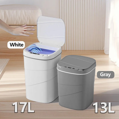Touchless Automatic Trash Can - Smart Sensor Battery-Powered for Kitchen  Office