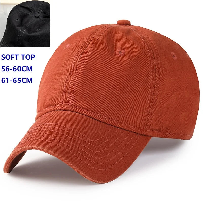 Big Head Man Large Size Mesh Baseball Hats Outdoors Plus Size Sport Caps Dad Oversize Trucker Cap 56-61cm 62-66cm