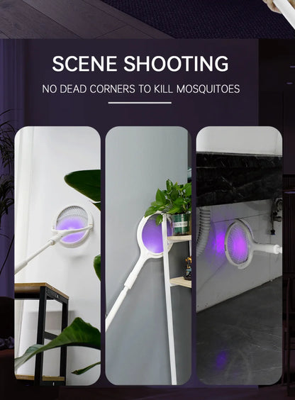 3500V 5 in1 Mosquito Killer Lamp Multicunctional Angle Adjustable Bug Zapper Electric USB Rechargeable Mosquito Fly Bat Swatter
