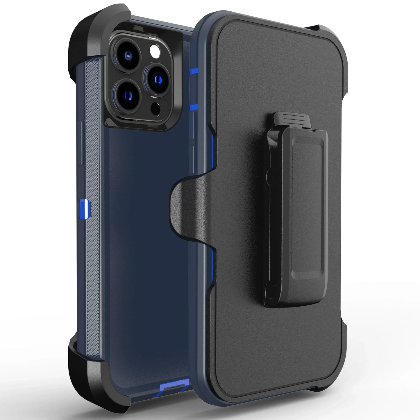 Luxury OTT Armor BOX Phone Case for IPhone 17 Air 16 15 14 Plus 13 12 Pro Max Soft Bumpers with Belt Clamp Protective Hard Cover